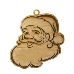 Wood Ornaments - 3" (Q635711) -Qualityimprint Shop Q635711 santa ornaments with logo 4