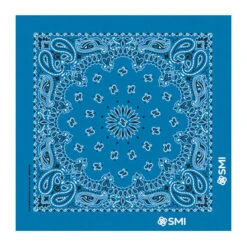 22 In Traditional USA Paisleys Bandana - Mirage Blue (Q636522)