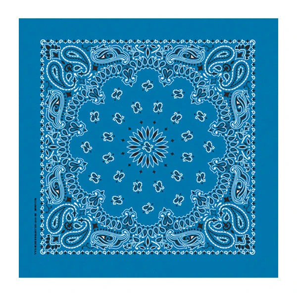22 In Traditional USA Paisleys Bandana - Mirage Blue (Q636522) 2 22 In Traditional USA Paisleys Bandana - Mirage Blue (Q636522) - Image 2