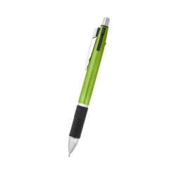 4-In-One Pencil And Pen (Q641022) -Qualityimprint Shop Q641022 green pencils with logo 4