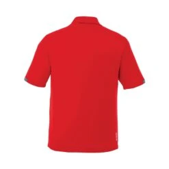 Elevate Men's Kiso Short Sleeve Polo (Q642422) -Qualityimprint Shop Q642422 red gray polo shirts with logo 7
