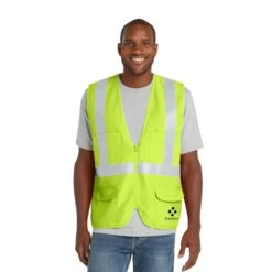 CornerStone® - ANSI 107 Class 2 Mesh Back Safety Vest (Q64265)