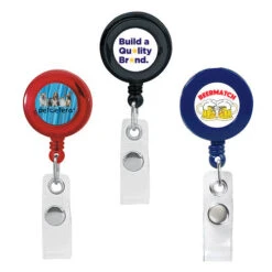 Retractable Alligator Clip Badge Holder (Q646311)