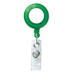 Retractable Alligator Clip Badge Holder (Q646311) -Qualityimprint Shop Q646311 6 transgreen