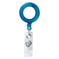 Retractable Alligator Clip Badge Holder (Q646311) -Qualityimprint Shop Q646311 7 transblue