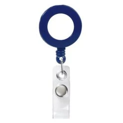 Retractable Alligator Clip Badge Holder (Q646311) -Qualityimprint Shop Q646311 9 blue