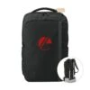 Tranzip Recycled 17" Computer Backpack (Q647722) -Qualityimprint Shop Q647722 black laptop bags with logo 1