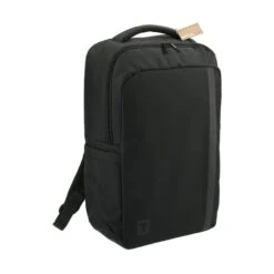 Tranzip Recycled 17" Computer Backpack (Q647722) -Qualityimprint Shop Q647722 black laptop bags with logo 4