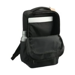 Tranzip Recycled 17" Computer Backpack (Q647722) -Qualityimprint Shop Q647722 black laptop bags with logo 6