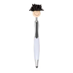 Moptoppers Screen Cleaner With Stylus Pens (Q647811) -Qualityimprint Shop Q647811 white novelty pencils with logo 5