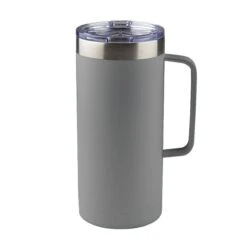 18 Oz. Basecamp Arcadia Mug (Q655022) 12 18 Oz. Basecamp Arcadia Mug (Q655022) -Qualityimprint Shop Q655022 front grey mugs with logo 5