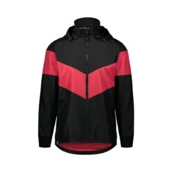 Holloway Men's Potomac Hooded Jacket (Q657222) -Qualityimprint Shop Q657222 blackscarlet jackets with logo 8