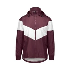 Holloway Men's Potomac Hooded Jacket (Q657222) -Qualityimprint Shop Q657222 maroonwhite jackets with logo 12
