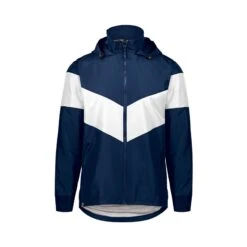 Holloway Men's Potomac Hooded Jacket (Q657222) -Qualityimprint Shop Q657222 navywhite jackets with logo 15
