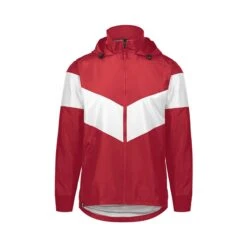 Holloway Men's Potomac Hooded Jacket (Q657222) -Qualityimprint Shop Q657222 scarletwhite jackets with logo 17