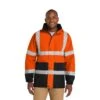 CornerStone® ANSI 107 Class 3 Waterproof Parka (Q663332) -Qualityimprint Shop Q663332 safetyorange jackets with logo 1