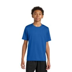A4 Youth Cooling Performance Short Sleeve Tee (Q664332) -Qualityimprint Shop Q664332 royal t shirts with logo 7