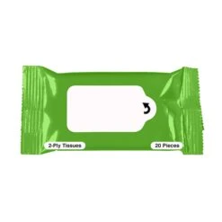 Tissue Packets (Q669011) 6 Tissue Packets (Q669011) -Qualityimprint Shop Q669011 blank tissue paper with logo 2