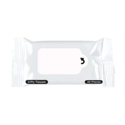 Tissue Packets (Q669011) 7 Tissue Packets (Q669011) -Qualityimprint Shop Q669011 blank tissue paper with logo 3
