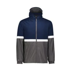 Holloway Men's Turnabout Reversible Hooded Jacket (Q677222) -Qualityimprint Shop Q677222 navycarbon jackets with logo 7