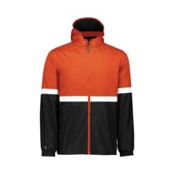 Holloway Men's Turnabout Reversible Hooded Jacket (Q677222) -Qualityimprint Shop Q677222 orangeblack jackets with logo 8
