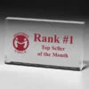 Rectangular Acrylic Paperweight - 2-1/2” X 4” X 1/2” (Q689511) -Qualityimprint Shop Q689511 paperweights with logo 1