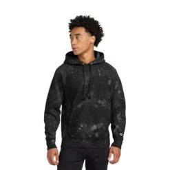 Champion® Reverse Weave® Scrunch-Dye Tie-Dye Hooded Sweatshirt (Q692332) -Qualityimprint Shop Q692332 black sweatshirts with logo 4