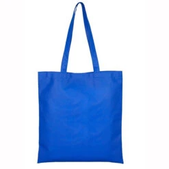 Catalina Day Shopping Bag With Hook And Loop Fastener Closure (Q695711) -Qualityimprint Shop Q695711 blue totebags with logo 3