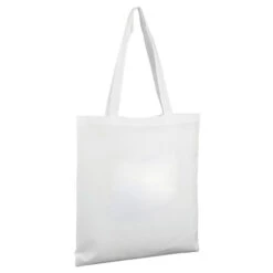 Catalina Day Shopping Bag With Hook And Loop Fastener Closure (Q695711) -Qualityimprint Shop Q695711 white totebags with logo 6
