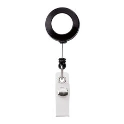 Retractable Badge Holder With Slide Clip (Q696311) -Qualityimprint Shop Q696311 3 black