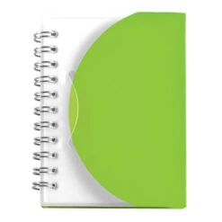 Mountain View Pocket Jotter Notepad Notebooks (Q697811) 8 Mountain View Pocket Jotter Notepad Notebooks (Q697811) -Qualityimprint Shop Q697811 lime green notebooks with logo 4