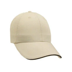 Unconstructed Chino Washed Cotton Twill Cap (Q70240) -Qualityimprint Shop Q70240 puttyblack caps with logo 6