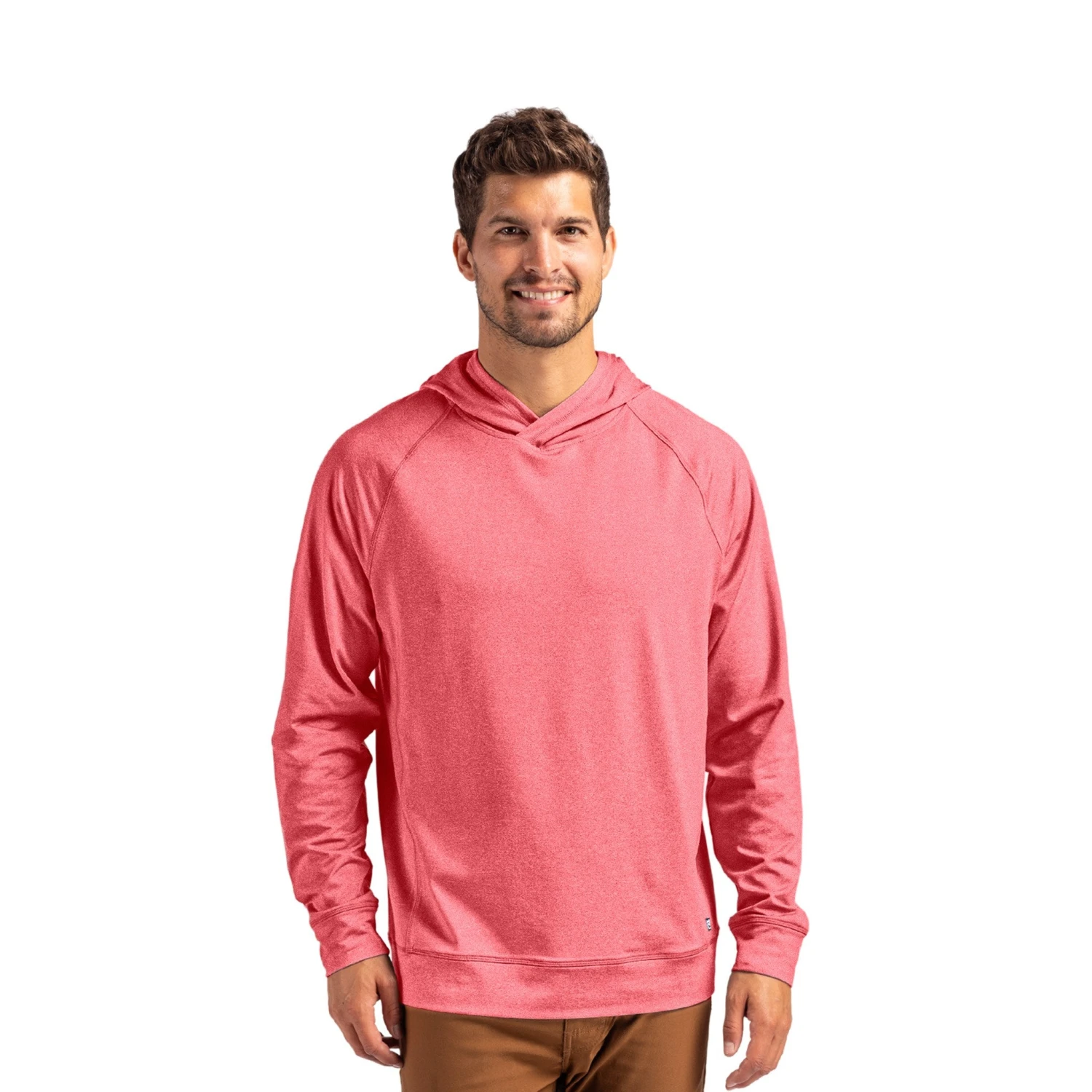 Cutter & Buck Adapt Knit Recycled Mens Heathered Hooded Pullover (Q704332) 4 Cutter & Buck Adapt Knit Recycled Mens Heathered Hooded Pullover (Q704332) - Image 4