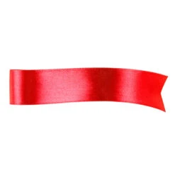 .88"W Soft Polyester Ribbon Rolls (Q710611) -Qualityimprint Shop Q710611 red ribbons with logo 3