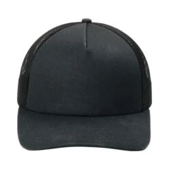 Port Authority® Low-Profile Snapback 5-Panel Trucker Cap (Q710922) -Qualityimprint Shop Q710922 black black caps with logo 7