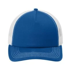 Port Authority® Low-Profile Snapback 5-Panel Trucker Cap (Q710922) -Qualityimprint Shop Q710922 patriot blue white caps with logo 3