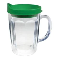14 Oz. Thermal Travel Mug - Embroidered Emblem (Q711522) -Qualityimprint Shop Q711522 green travel mugs with logo 13