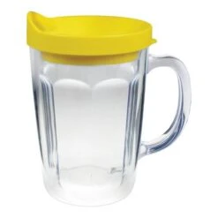 14 Oz. Thermal Travel Mug - Embroidered Emblem (Q711522) -Qualityimprint Shop Q711522 yellow travel mugs with logo 2