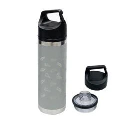 18 Oz. Full Laser Davenport Stainless Steel Bottle (Q712822)