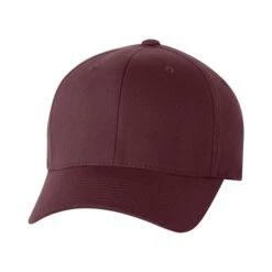 Cotton Blend Cap (Q713332) -Qualityimprint Shop Q713332 maroon caps with logo 14