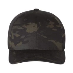 Cotton Blend Cap (Q713332) -Qualityimprint Shop Q713332 multicamblack caps with logo 17