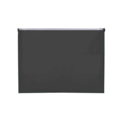 PP Zip Closure Envelope W/ Business Card Slot (Q721611) -Qualityimprint Shop Q721611 black file organizers with logo 6