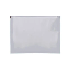 PP Zip Closure Envelope W/ Business Card Slot (Q721611) -Qualityimprint Shop Q721611 clear frosted file organizers with logo 5