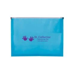 PP Zip Closure Envelope W/ Business Card Slot (Q721611)