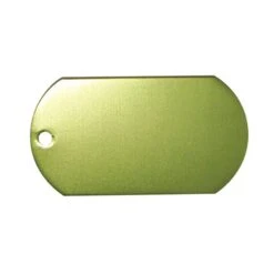 Metal Dog Tag With 23 1/2" Ball Chain (Q727611) -Qualityimprint Shop Q727611 lime dog tags with logo 4