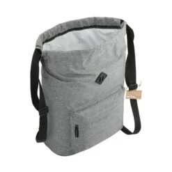Essentials Recycled Insulated Drawstring (Q747722) -Qualityimprint Shop Q747722 graphite drawstring bags with logo 5