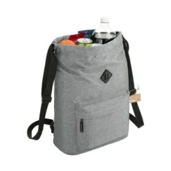 Essentials Recycled Insulated Drawstring (Q747722) -Qualityimprint Shop Q747722 graphite drawstring bags with logo 7