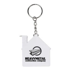 3' House Tape Measures Key Chains (Q747911)