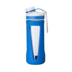 Manna™ 20 Oz. Ranger Glass Bottle (Q750622) -Qualityimprint Shop Q750622 blue water bottles with logo 3