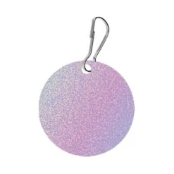 Acrylic Zipper Pull - Circle (Q751122) -Qualityimprint Shop Q751122 glitter zipper pulls with logo 3